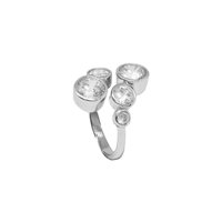 Anello Boccadamo Donna FILI D'ARGENTO in Argento Zirconia AN450-14 - AN450-14